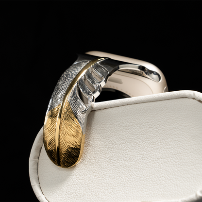 【アップルウォッチバングル】FEATHER GOLD TIP【SOULITE】