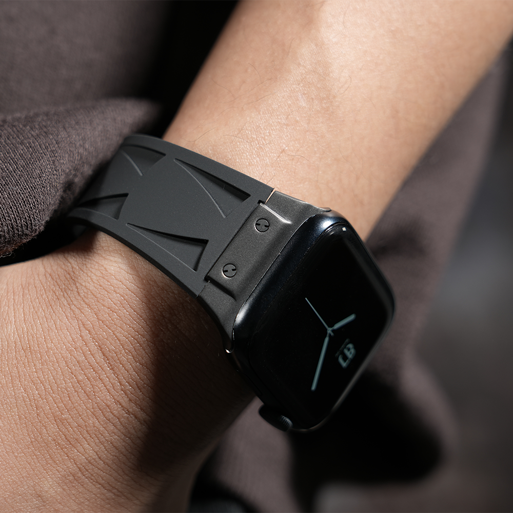 Apple Watch Band BJ-005 VECTOR - Black Black【Bandee Joy】