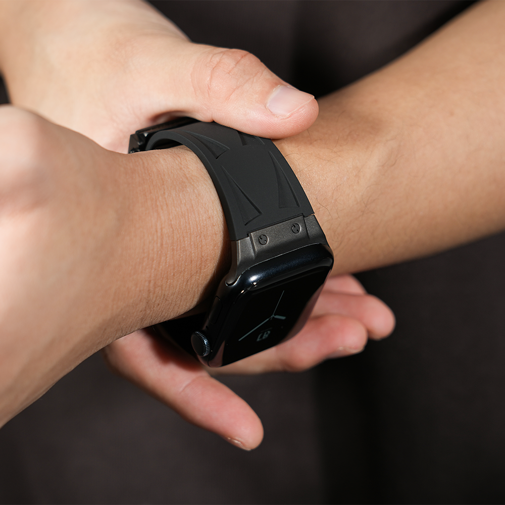 Apple Watch Band BJ-005 VECTOR - Black Black【Bandee Joy】