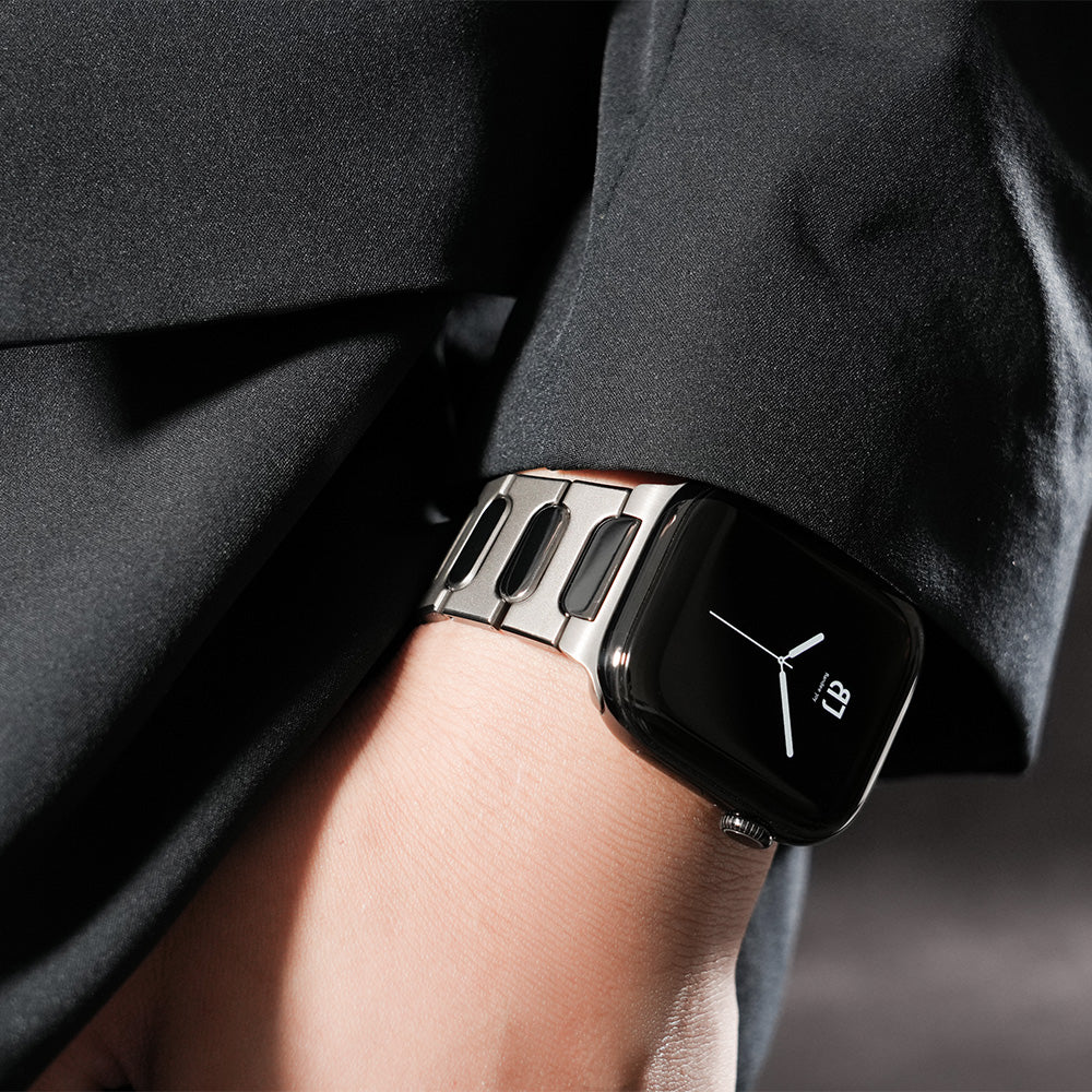 Apple Watch Band BJ-008 BRIGHT - Silver【Bandee Joy】