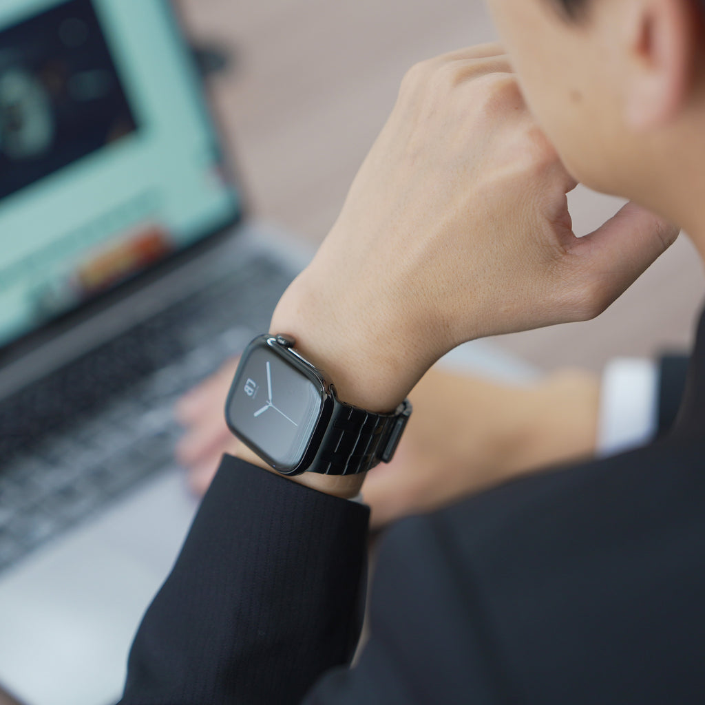 Apple Watch Band BJ-001 LINEAR - Black【Bandee Joy】