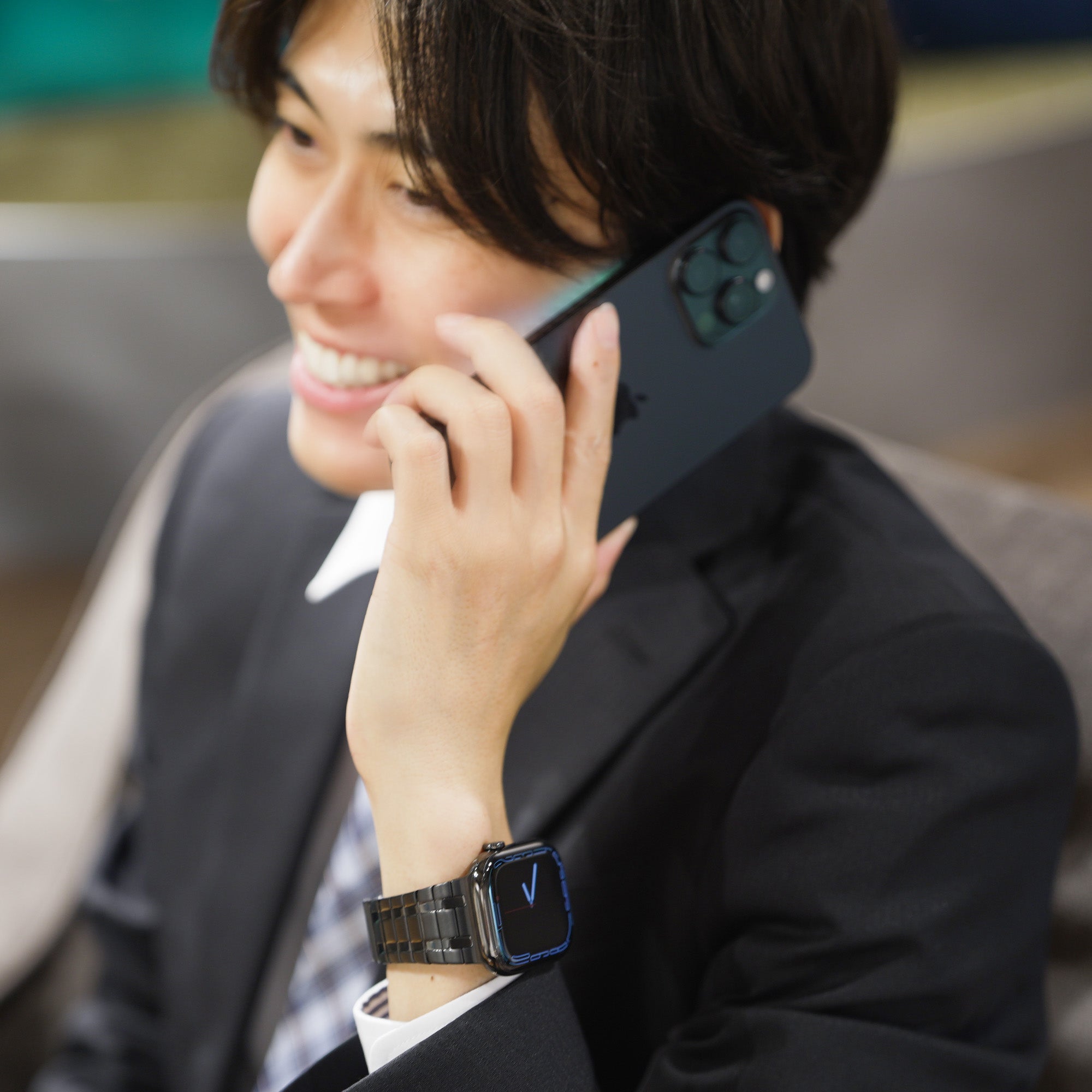 Apple Watch Band BJ-001 LINEAR - Black【Bandee Joy】