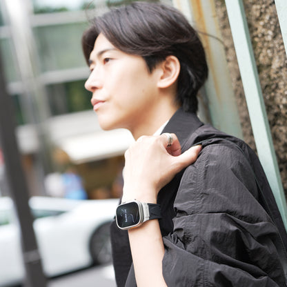 Apple Watch Band VECTOR-006 - Black Silver【Bandee Joy】