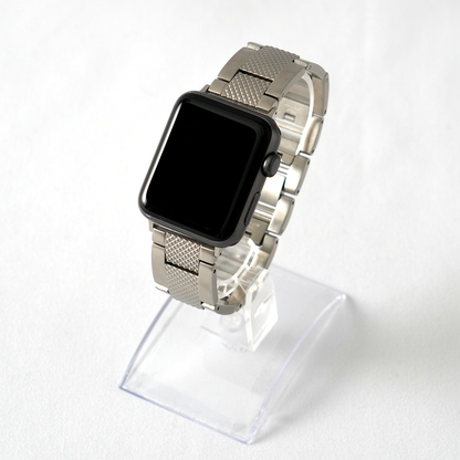 [4 colors available] Stainless steel lattice band [Apple Watch]