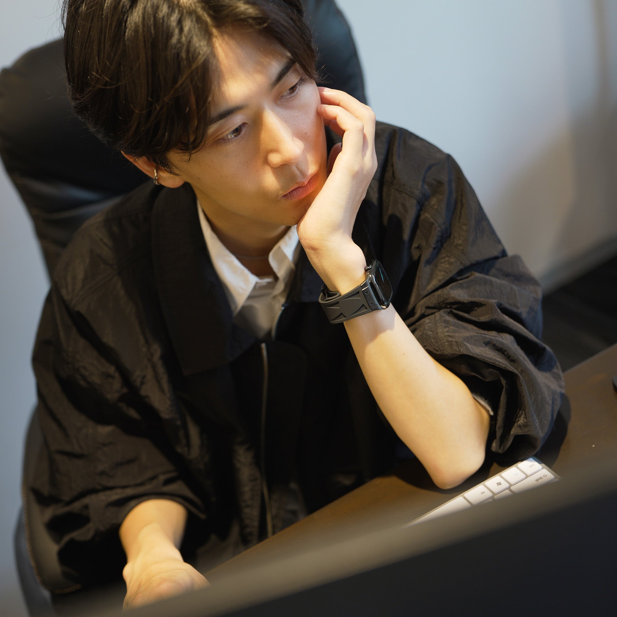 Apple Watch Band BJ-005 VECTOR - Black Black【Bandee Joy】