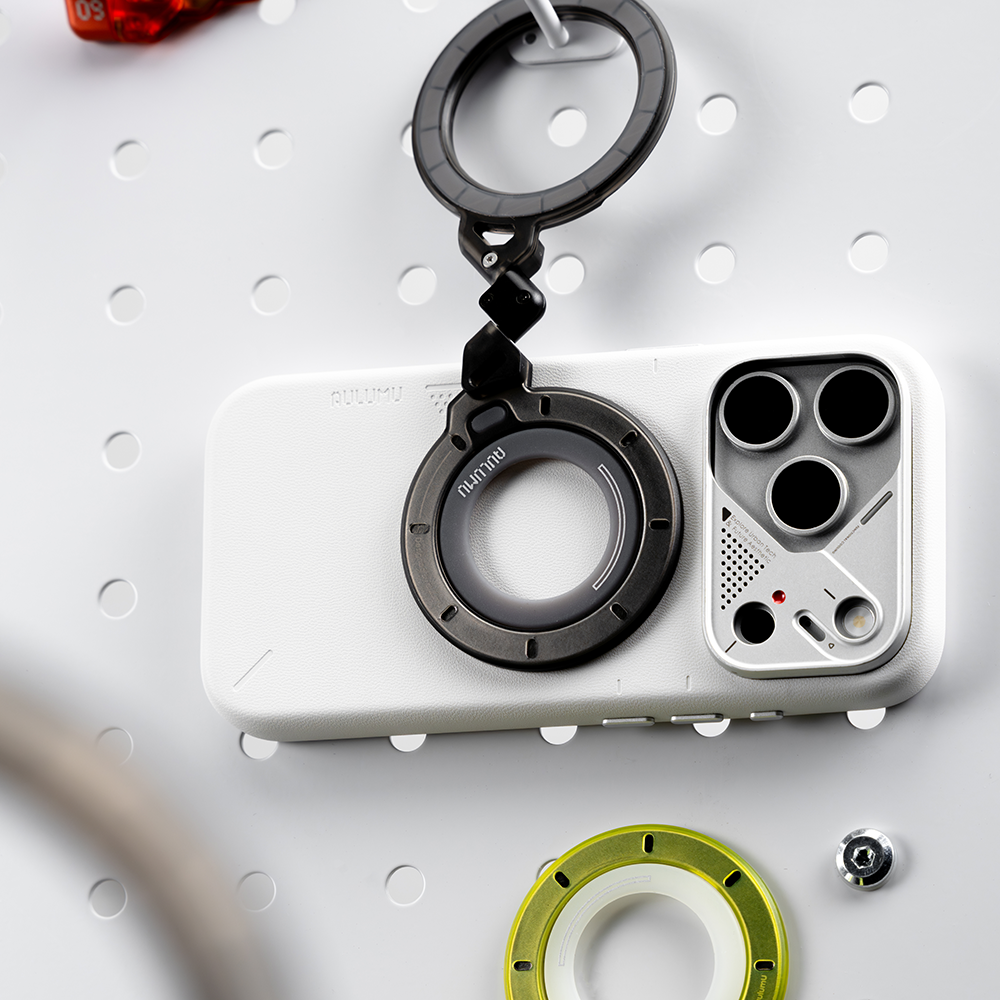 【AULUMU】G09 Ghost スマホリング・スタンド【スマホアクセ】