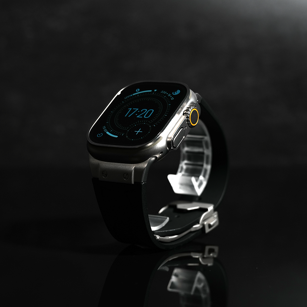 Apple Watch Band BJ-006 VECTOR - Black Silver【Bandee Joy】