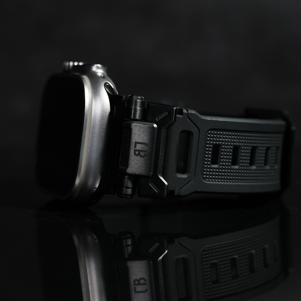Apple Watch Band BJ-003 FORTRESS - Black Black【Bandee Joy】