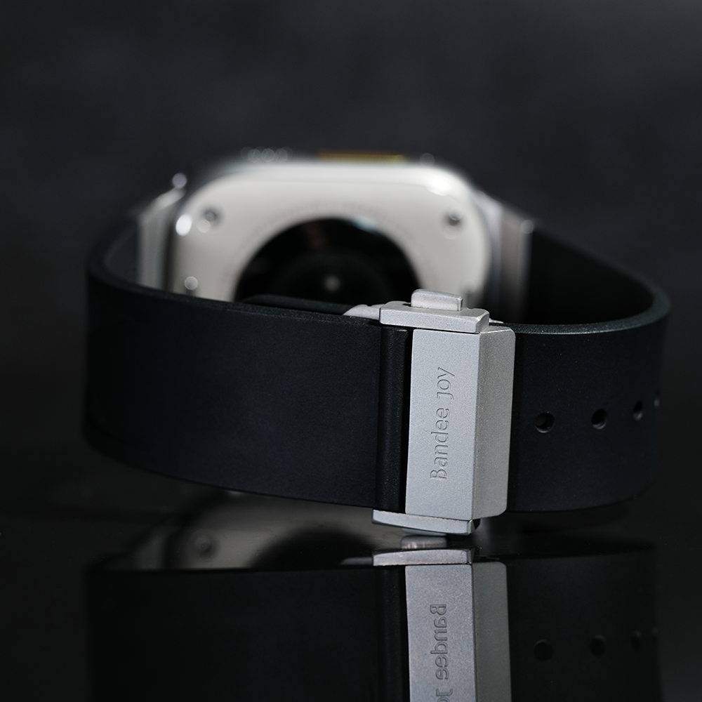 Apple Watch Band BJ-006 VECTOR - Black Silver【Bandee Joy】