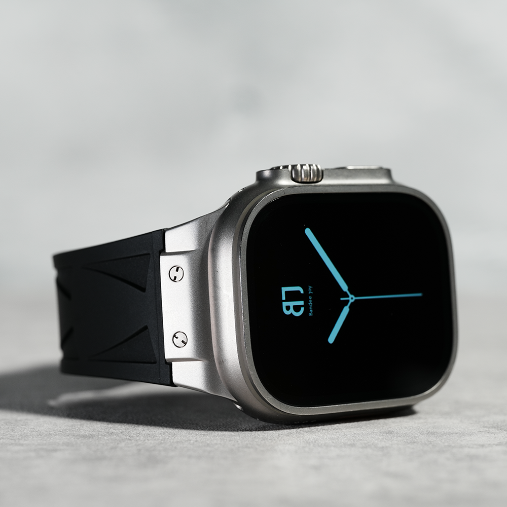 Apple Watch Band BJ-006 VECTOR - Black Silver【Bandee Joy】