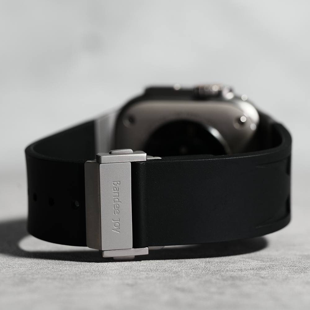 Apple Watch Band BJ-006 VECTOR - Black Silver【Bandee Joy】