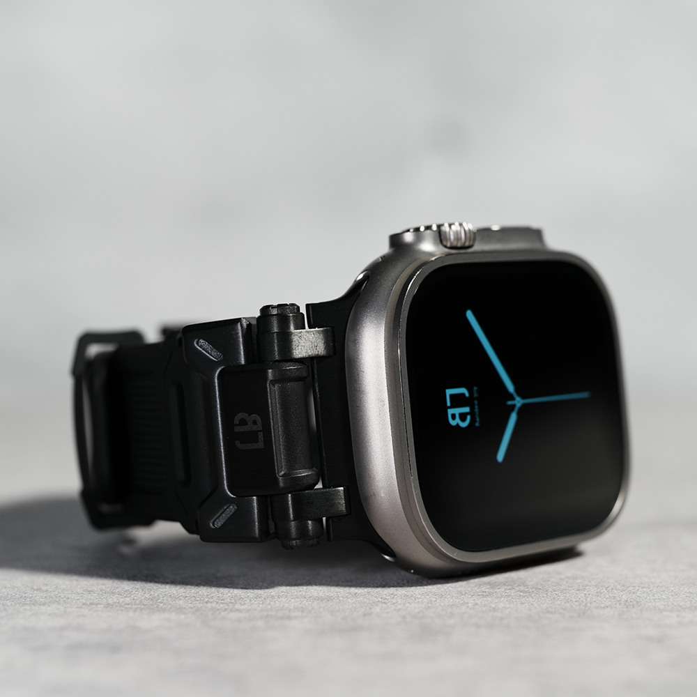 Apple Watch Band BJ-003 FORTRESS - Black Black【Bandee Joy】