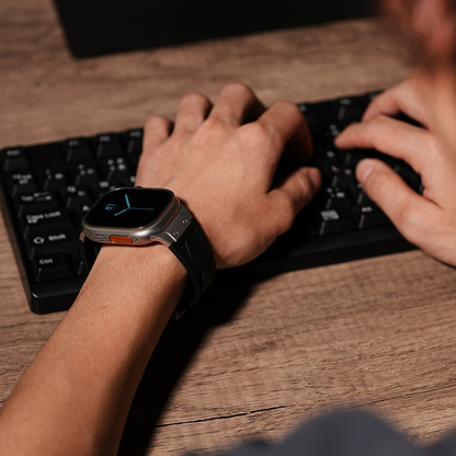 Apple Watch Band VECTOR-006 - Black Silver【Bandee Joy】