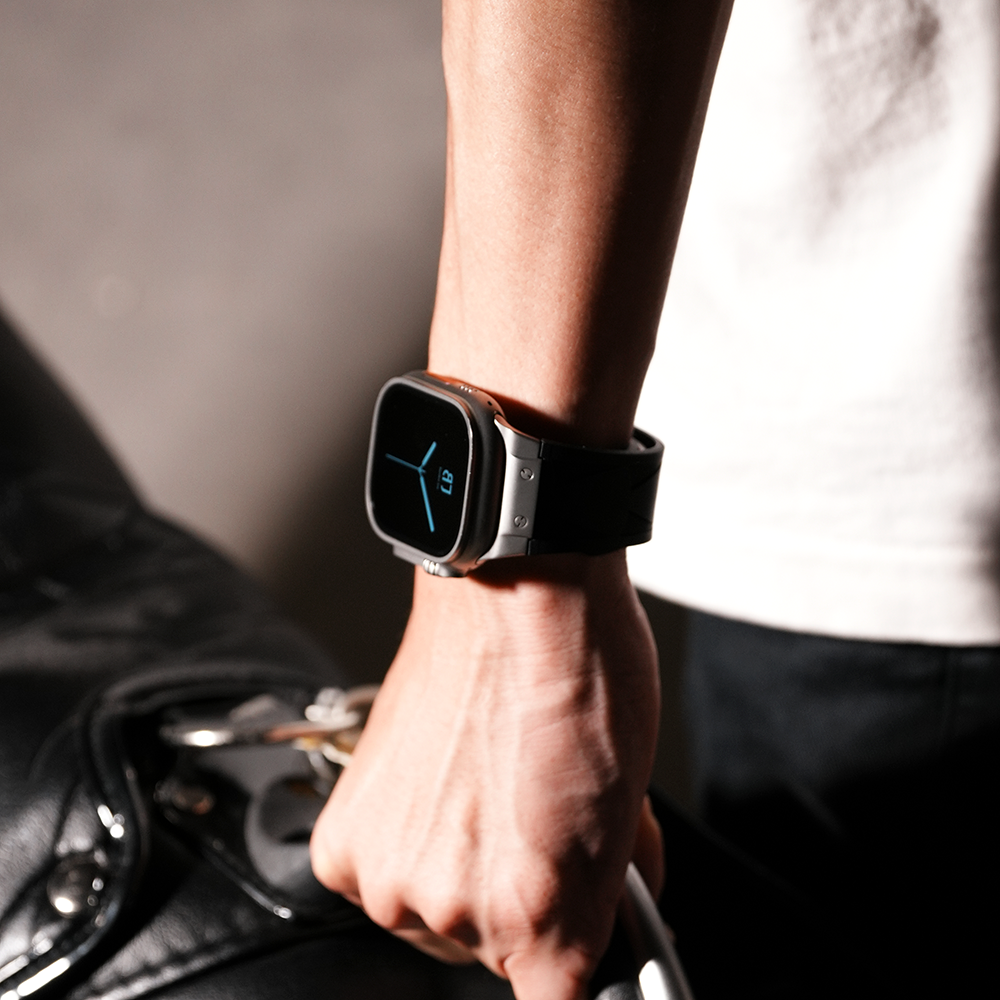 Apple Watch Band BJ-006 VECTOR - Black Silver【Bandee Joy】