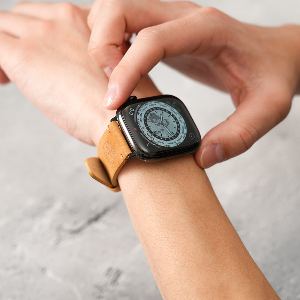 【ブランド本革】ティンバーランドレザーバンド（アシュビー）【アップルウォッチ】