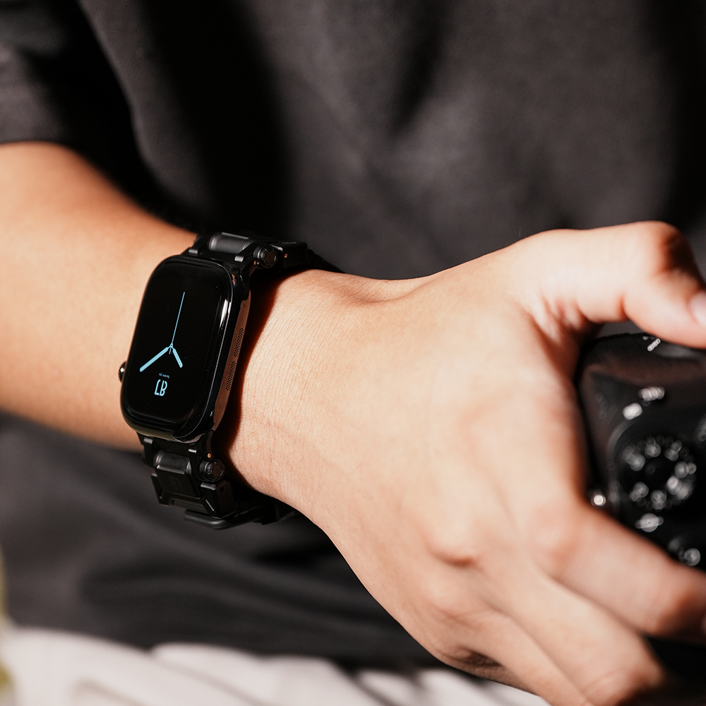 Apple Watch Band FORTRESS-003 - Black Black【Bandee Joy】