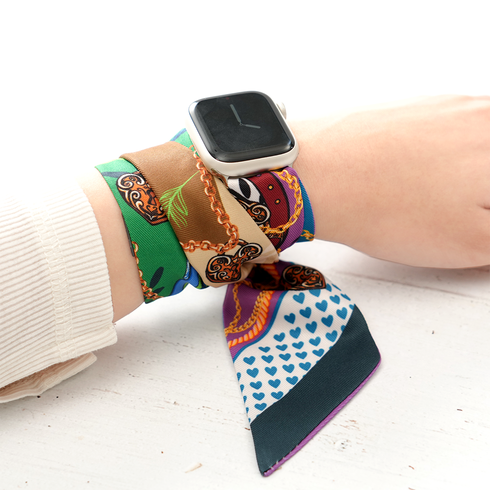 【アクセ感覚】Apple Watchスカーフ【WRISTPOP】