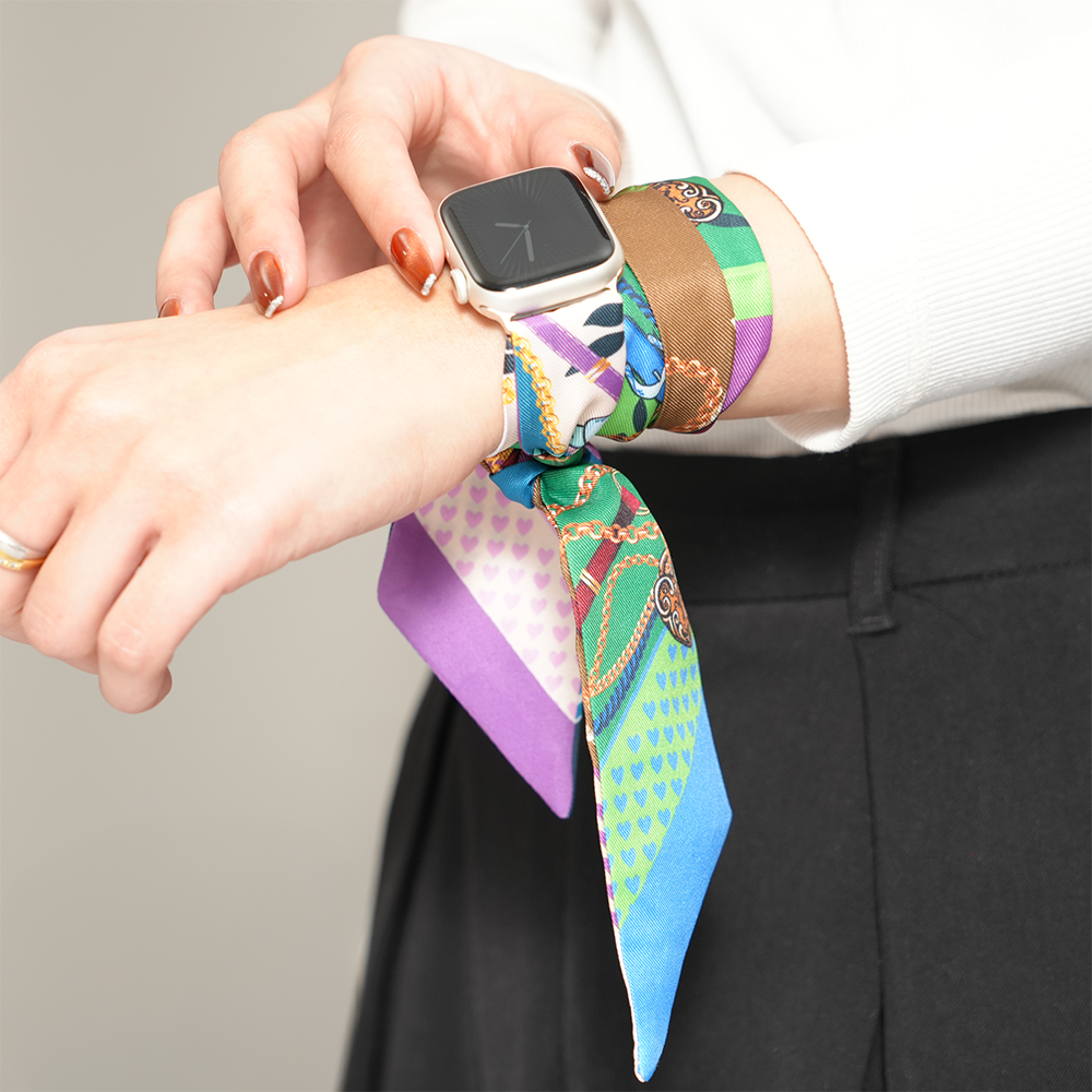 【アクセ感覚】Apple Watchスカーフ【WRISTPOP】