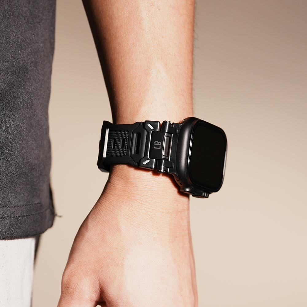 Apple Watch Band BJ-003 FORTRESS - Black Black【Bandee Joy】
