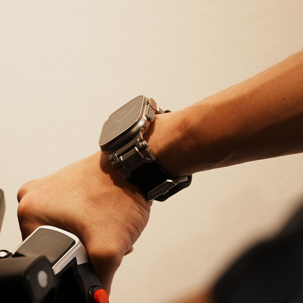 Apple Watch Band BJ-004 FORTRESS - Black Silver【Bandee Joy】