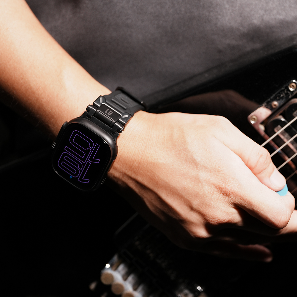Apple Watch Band BJ-003 FORTRESS - Black Black【Bandee Joy】