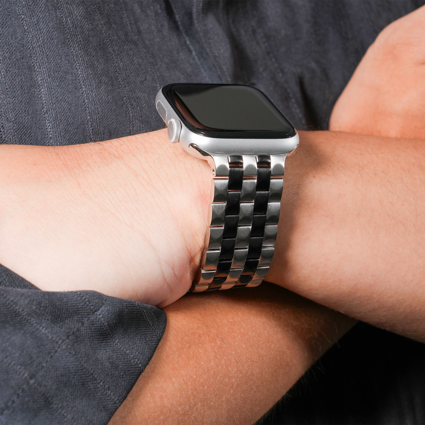 Apple Watch925刻印ダブルロックブレス Apple Watch925刻印ダブルロックブレス