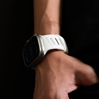 【15色展開】バイカラーベントシリコンバンド【アップルウォッチ】