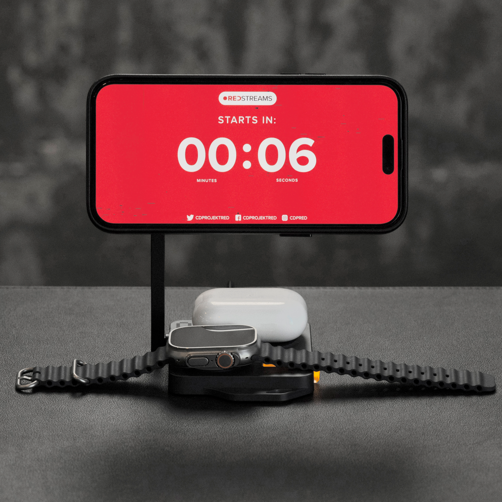 【AULUMU】M01 4-in-1 折りたたみ式ワイヤレス充電器【充電ステーション】