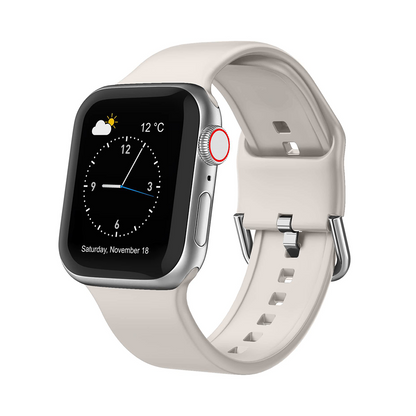 [30 colors available] Color buckle silicone band [Apple Watch]