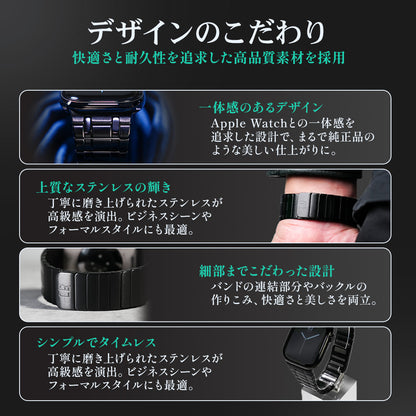 Apple Watch Band LINEAR-001 - Black【Bandee Joy】
