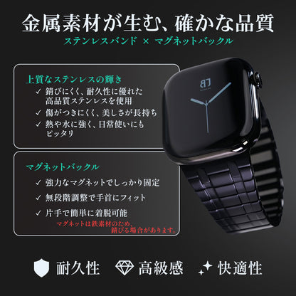 Apple Watch Band LINEAR-001 - Black【Bandee Joy】