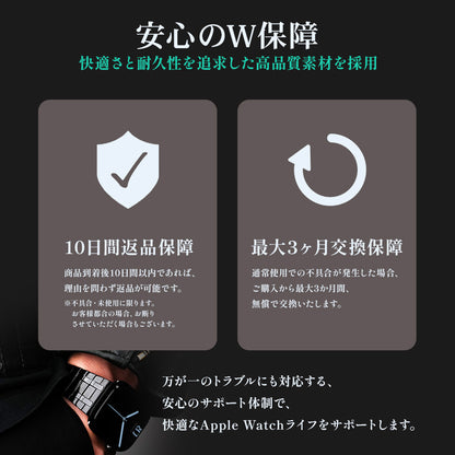 Apple Watch Band LINEAR-001 - Black【Bandee Joy】