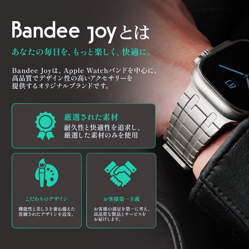 Apple Watch Band BJ-002 LINEAR - Silver【Bandee Joy】