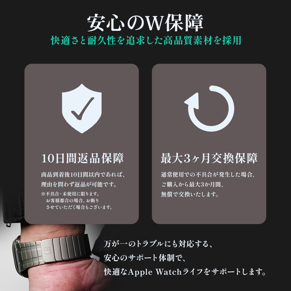 Apple Watch Band BJ-002 LINEAR - Silver【Bandee Joy】