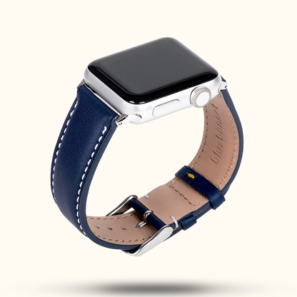 【星の王子さま】イタリアンブルーレザーバンド【Bluebonnet】