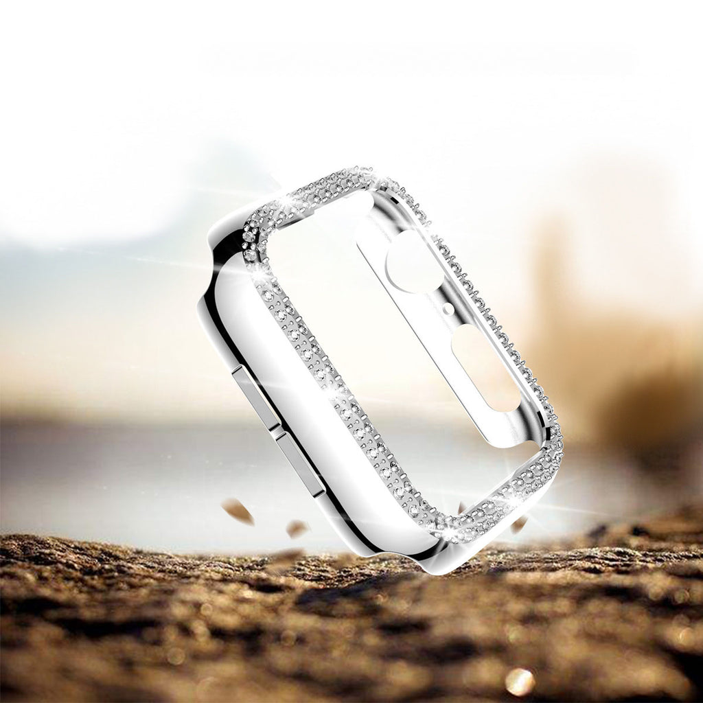 [Frame Type] Rhinestone Shell Case [Apple Watch]