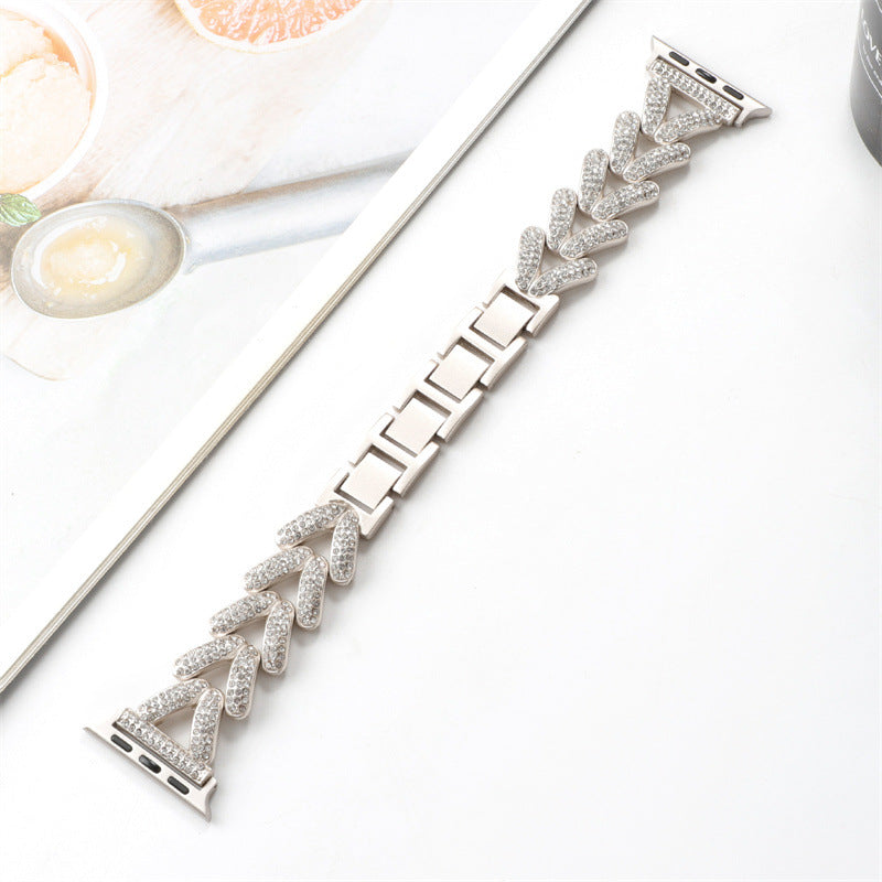 Sparkling Glitter Chain Link Band for Apple Watch