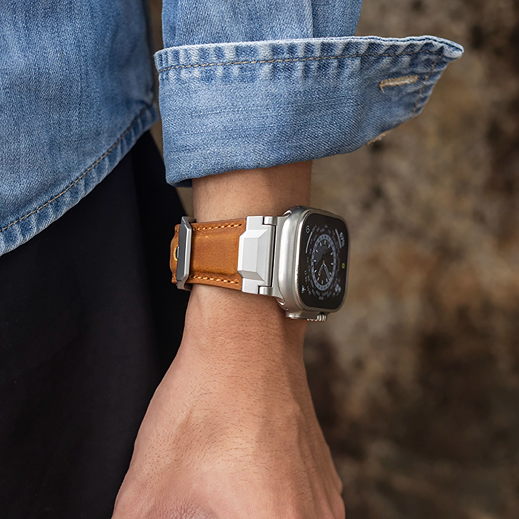【大人の冒険心】アドベンチャーレザーバンド【アップルウォッチ】