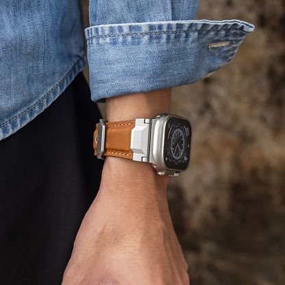 【大人の冒険心】アドベンチャーレザーバンド【アップルウォッチ】