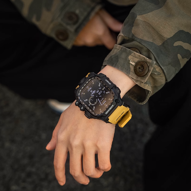 [Shock-resistant] Metal protective TPU band [Apple Watch]