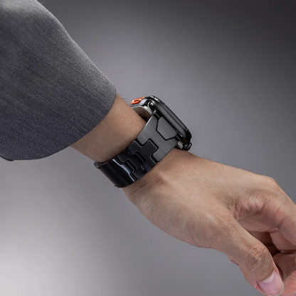 【最新デザイン】モダンカットステンレスバンド【アップルウォッチ】