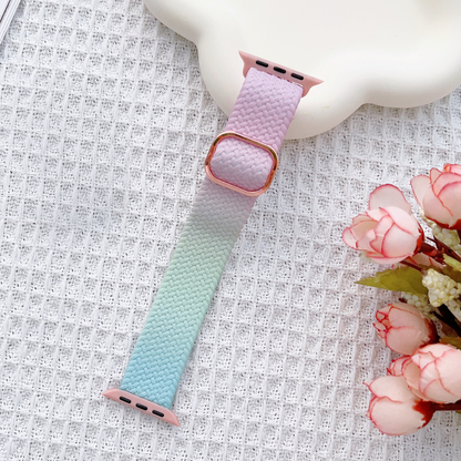 【やさしい色合い】グラデーションナイロンバンド【アップルウォッチ】