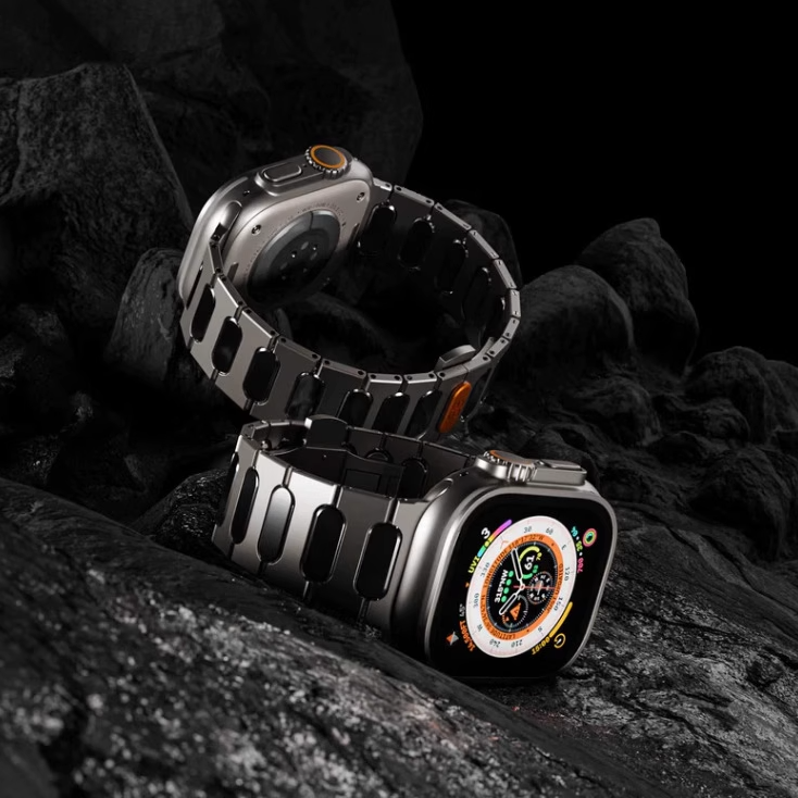 [Impressive presence] Circle Link Titanium Band [Apple Watch]