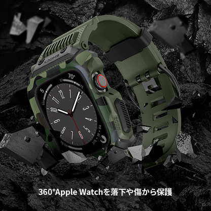 [3 colors available] TPU military case integrated band [Apple Watch]