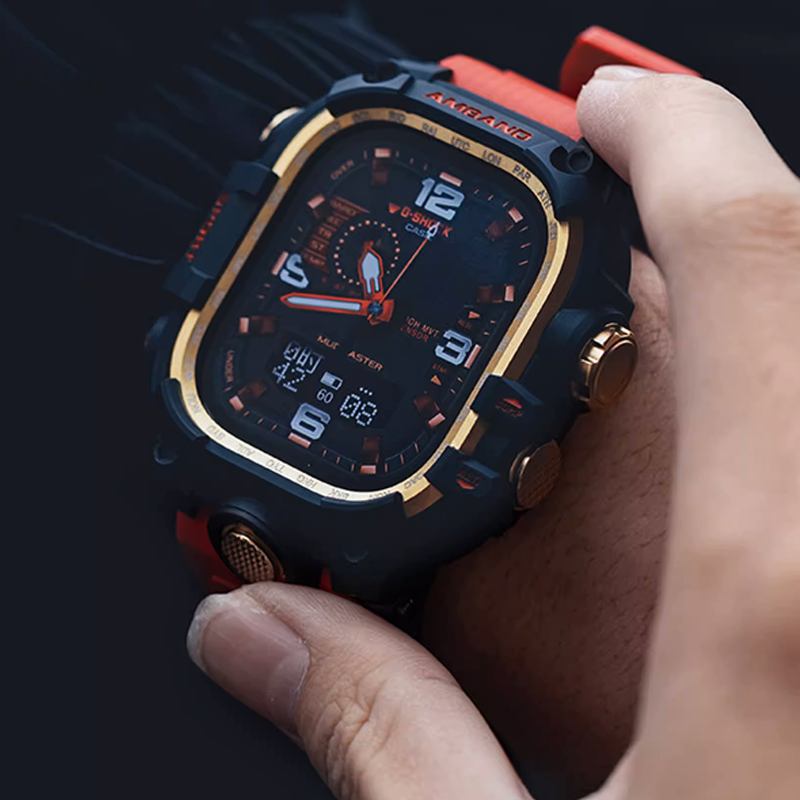 [Shock-resistant] Metal protective TPU band [Apple Watch]