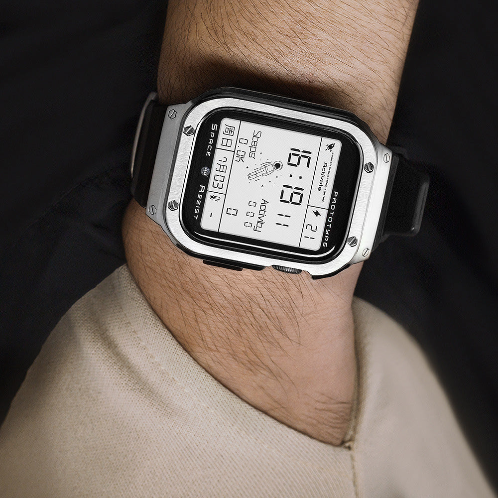 【全4色】アーマーガードケース一体型TPUバンド【アップルウォッチ】