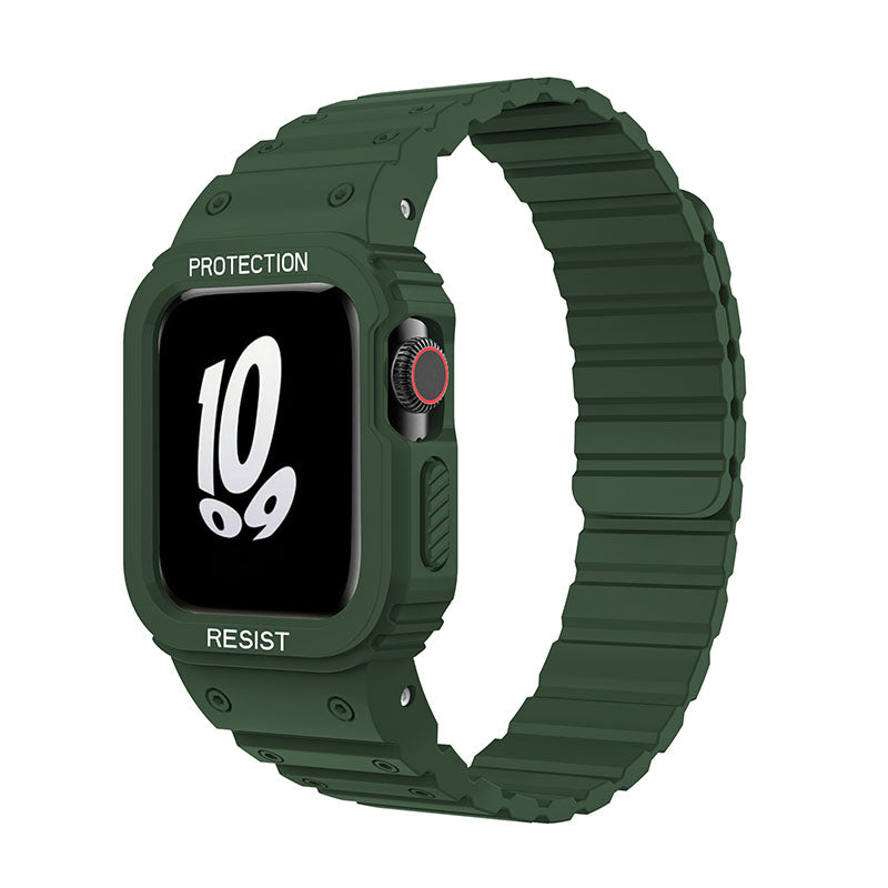 【全5色】ケース一体型マグネットシリコンバンド【アップルウォッチ】 - Apple Watchバンド専門通販【BELTIES(ベルティーズ)】