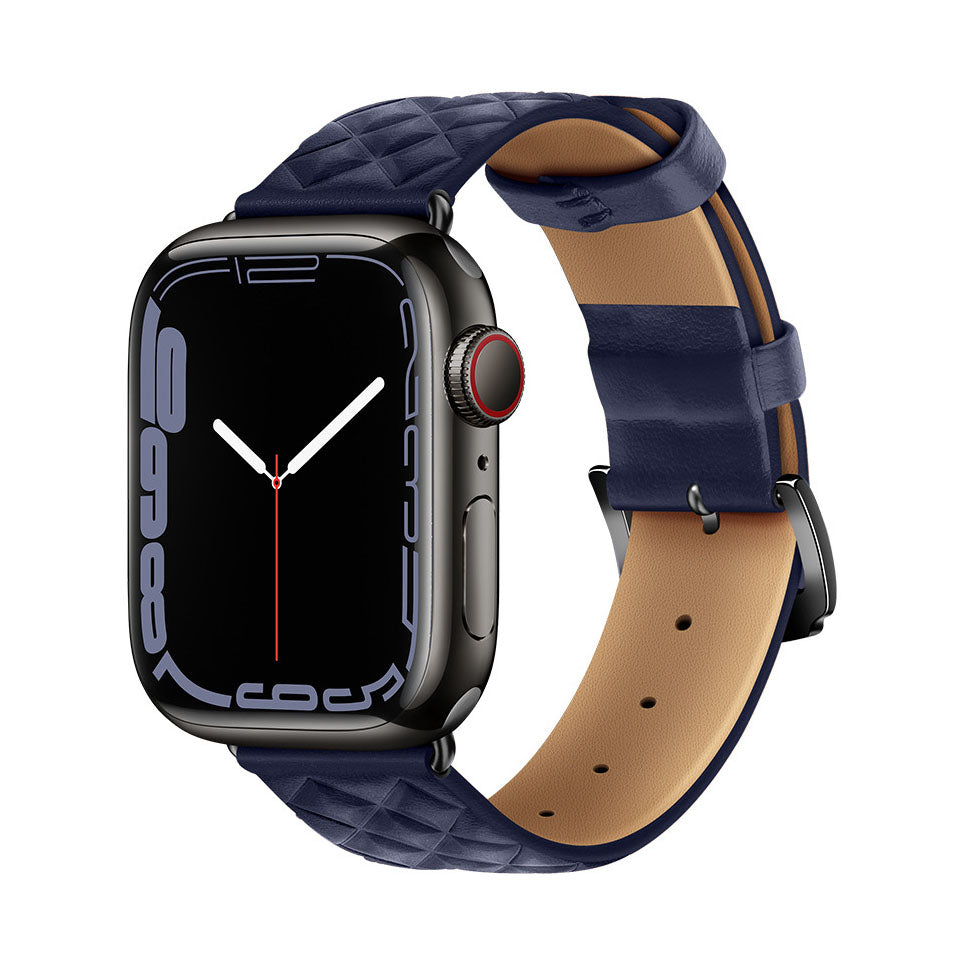 【全9タイプ】ダイヤモンドパターンレザーバンド【アップルウォッチ】 - Apple Watchバンド専門通販【BELTIES(ベルティーズ)】