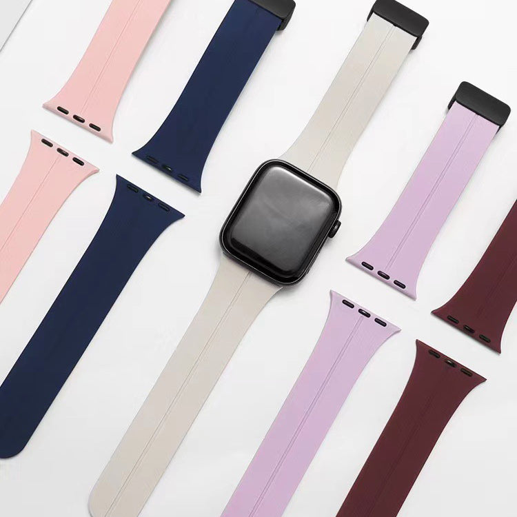 [15 colors available] Magnetic Flex Silicone Band [Apple Watch]