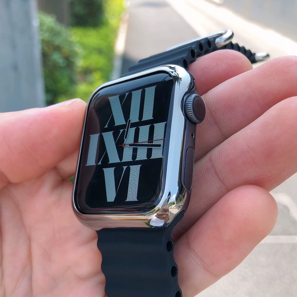 [Frame Type] Stainless Steel Protective Cover [Apple Watch]